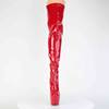 Pleaser - JUBILANT3000 Bottes cuissardes à plateforme - Rouge Product image